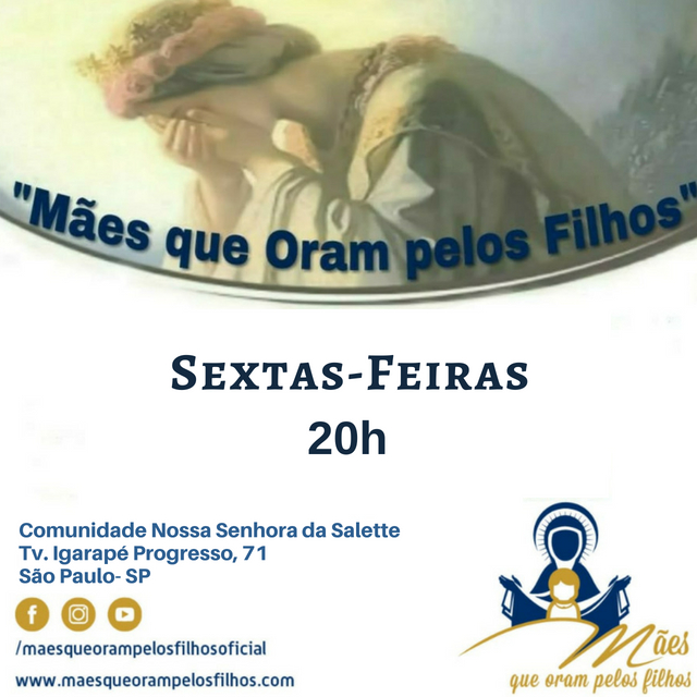 Mes que oram pelos filhos - Com. NS da Salette